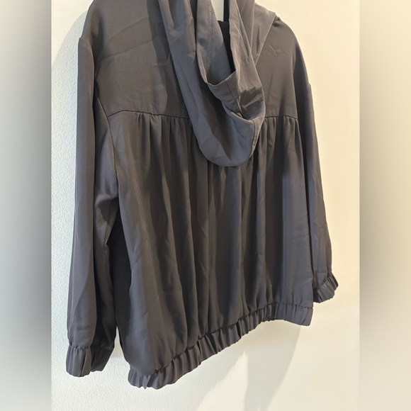 JOSEPH RIBKOFF Black Hooded Top - Picture 8 of 9